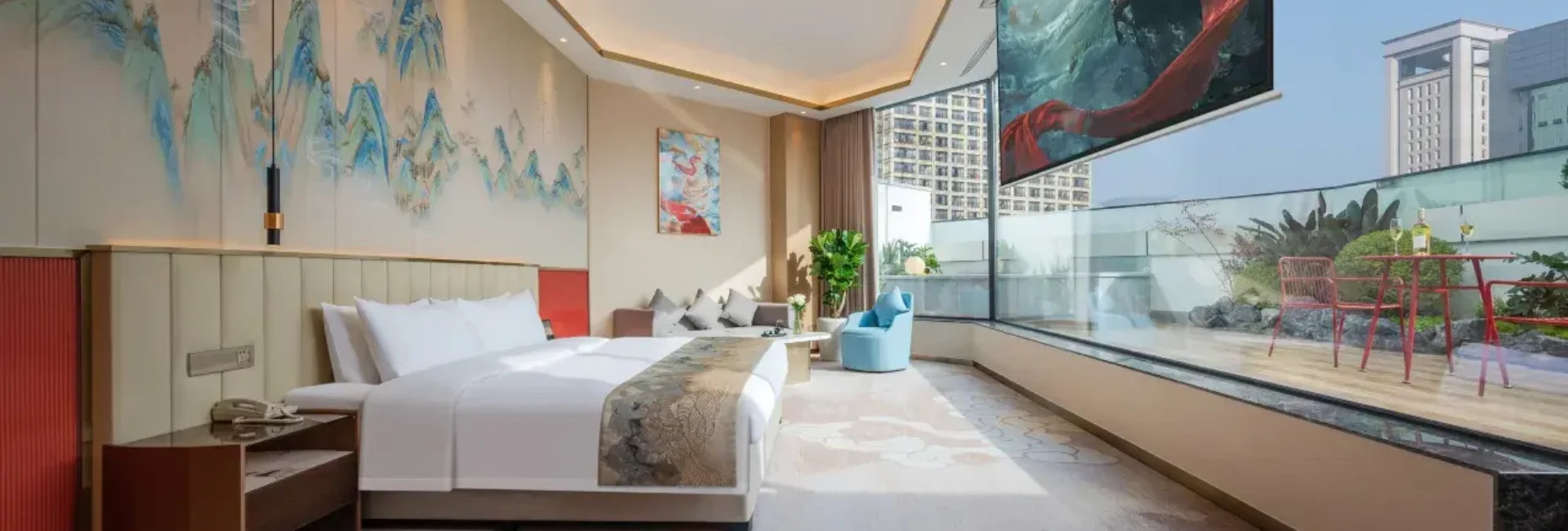 Guestroom – Courtyard-View (Waterbed)