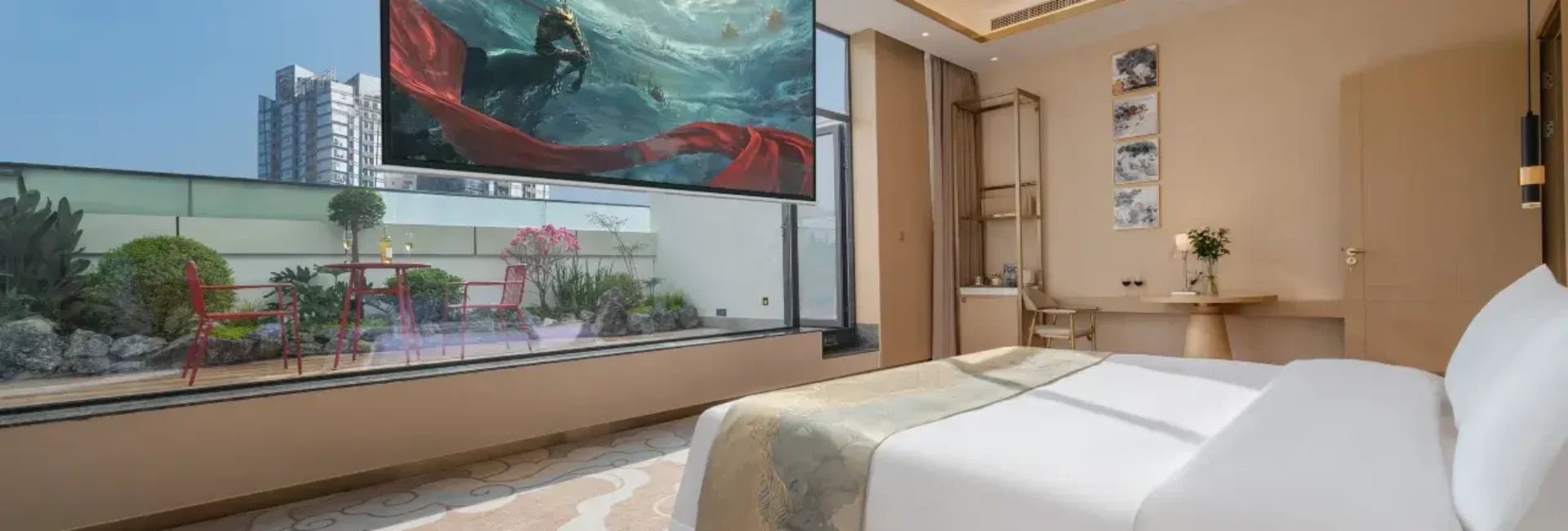 Guestroom – Courtyard-View (Waterbed)